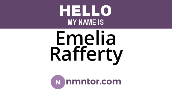 Emelia Rafferty