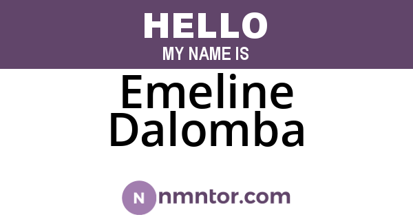 Emeline Dalomba