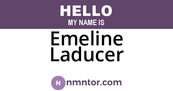 Emeline Laducer