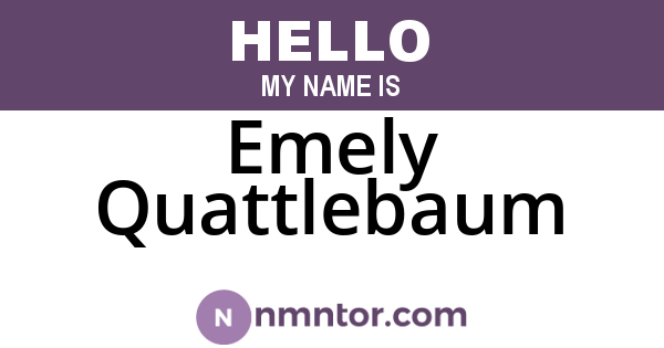Emely Quattlebaum