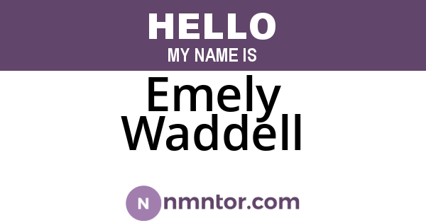 Emely Waddell