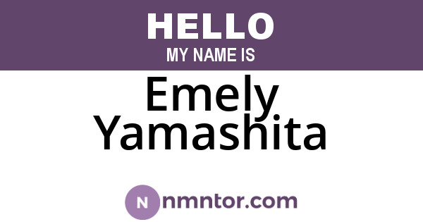 Emely Yamashita