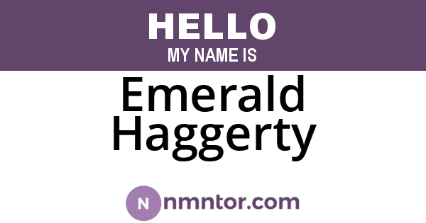 Emerald Haggerty