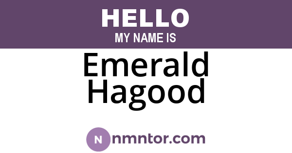 Emerald Hagood