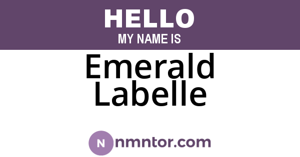 Emerald Labelle