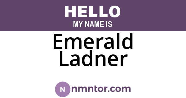 Emerald Ladner