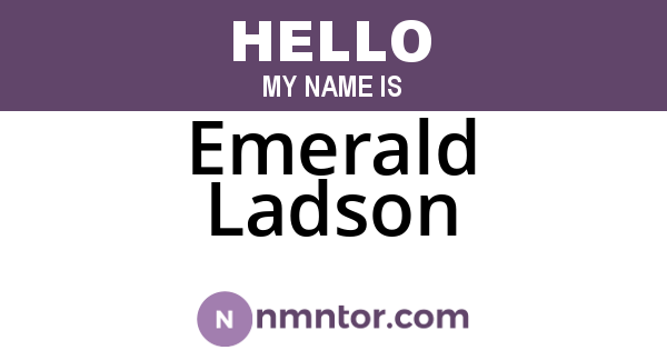 Emerald Ladson