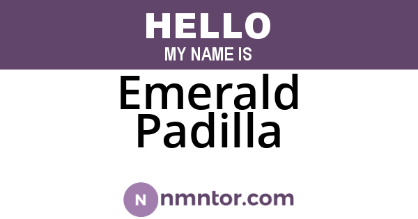 Emerald Padilla