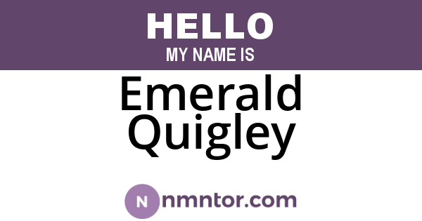 Emerald Quigley