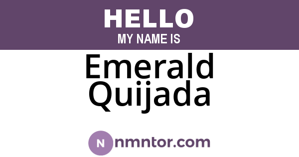Emerald Quijada
