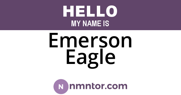 Emerson Eagle