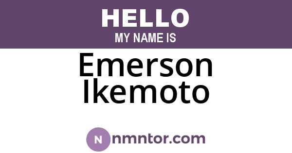 Emerson Ikemoto