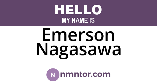 Emerson Nagasawa