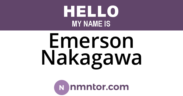 Emerson Nakagawa