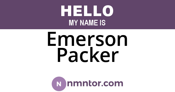 Emerson Packer