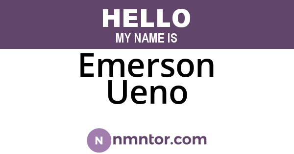 Emerson Ueno