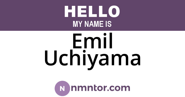 Emil Uchiyama