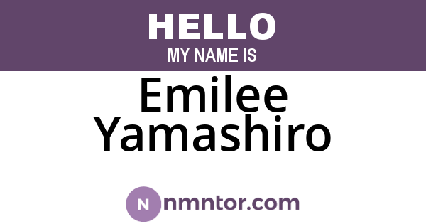 Emilee Yamashiro
