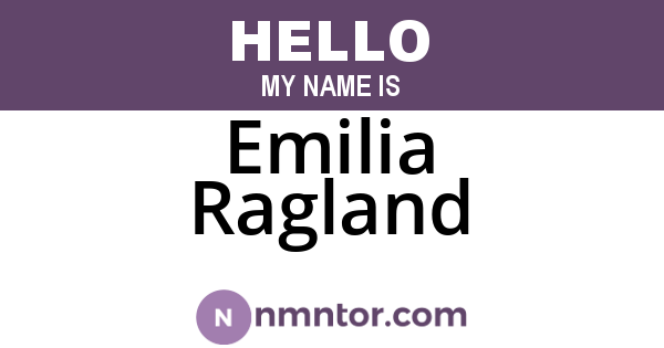 Emilia Ragland