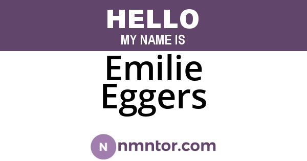 Emilie Eggers