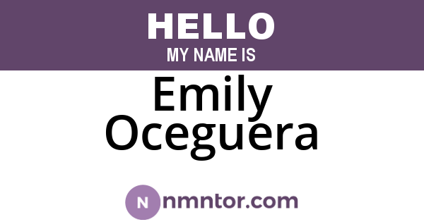 Emily Oceguera