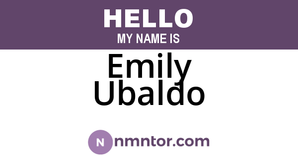 Emily Ubaldo