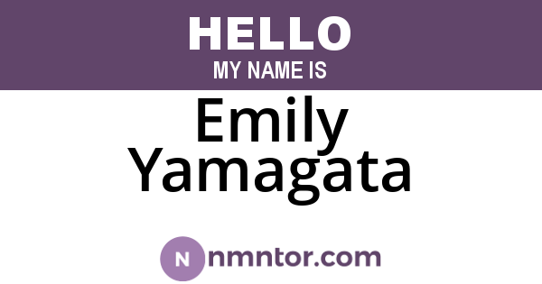 Emily Yamagata