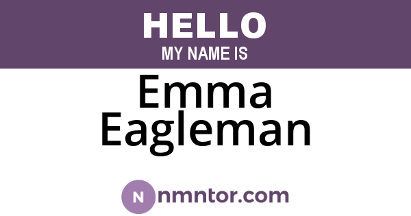 Emma Eagleman