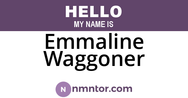 Emmaline Waggoner