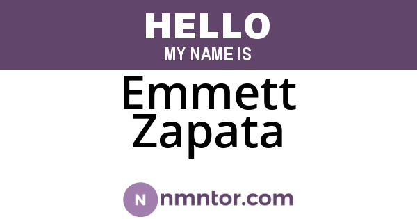 Emmett Zapata