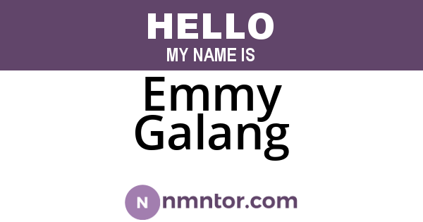 Emmy Galang