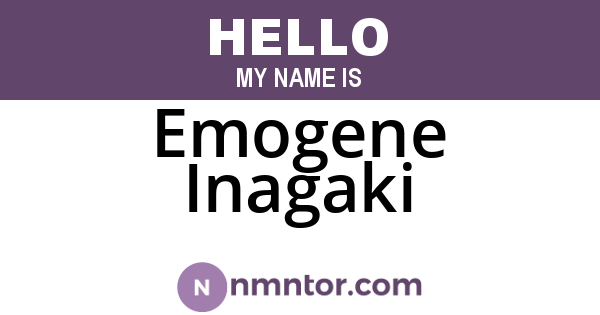 Emogene Inagaki