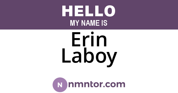 Erin Laboy