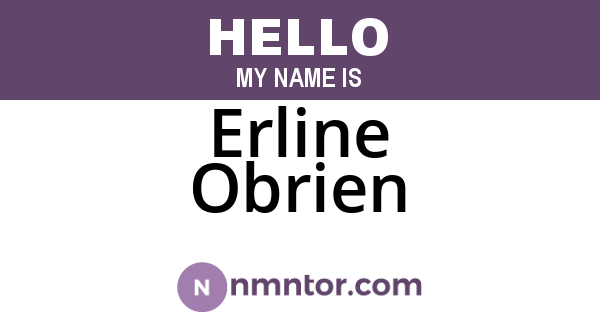 Erline Obrien