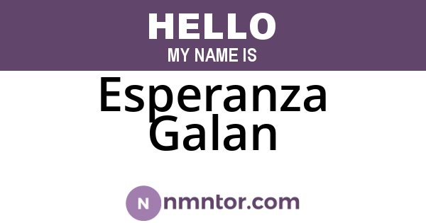 Esperanza Galan