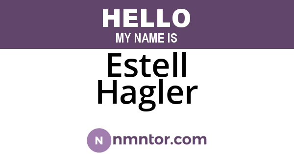 Estell Hagler