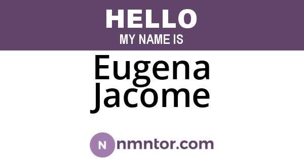 Eugena Jacome