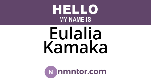 Eulalia Kamaka