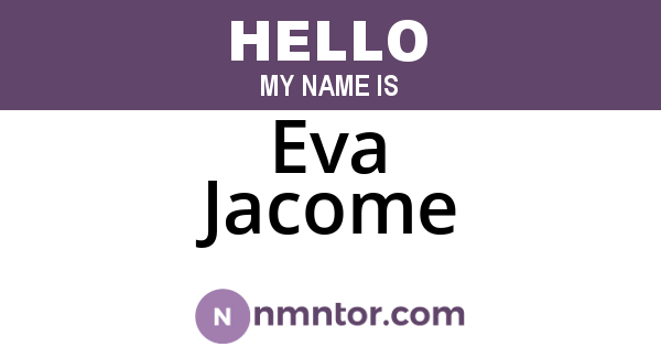 Eva Jacome