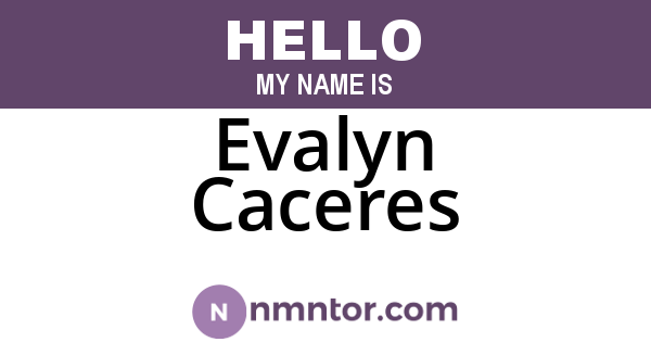 Evalyn Caceres