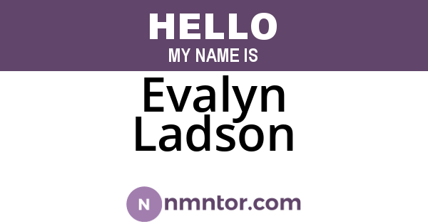 Evalyn Ladson