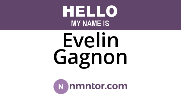 Evelin Gagnon