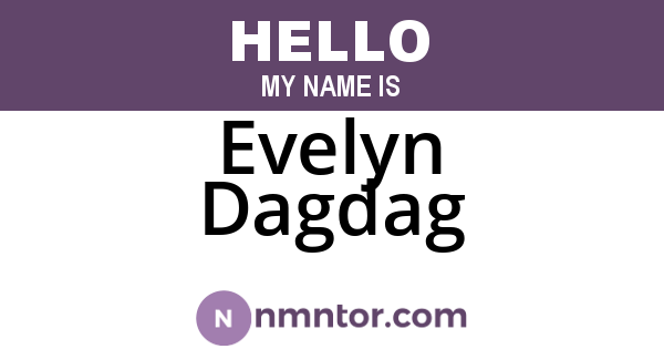 Evelyn Dagdag