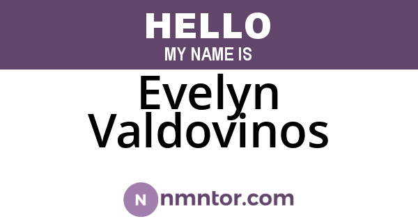 Evelyn Valdovinos
