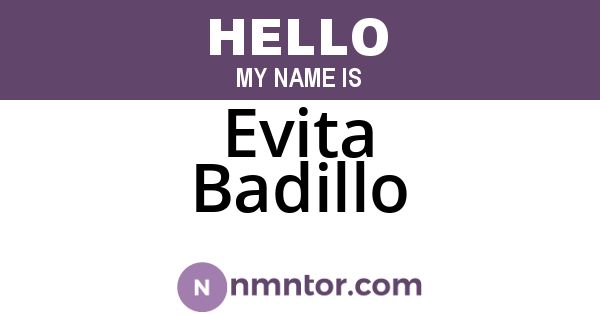 Evita Badillo