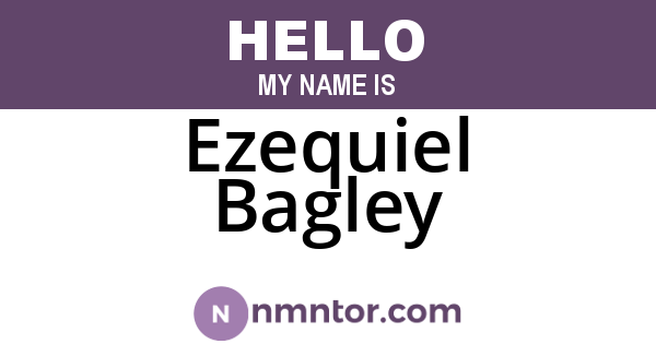 Ezequiel Bagley