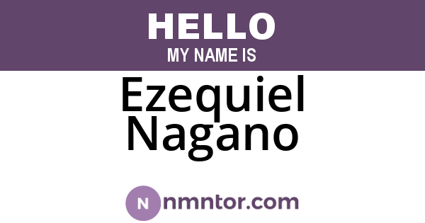 Ezequiel Nagano