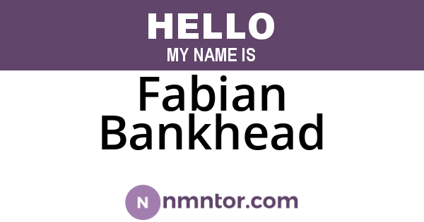 Fabian Bankhead