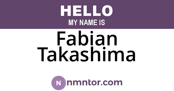 Fabian Takashima