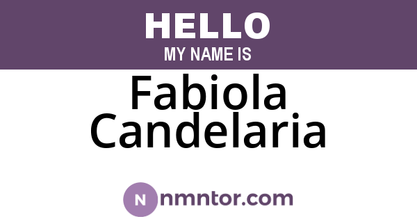 Fabiola Candelaria